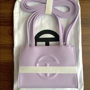 NEW small lavender telfar bag. Ready to ship